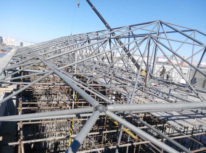 丽水商贸城屋顶网架工程