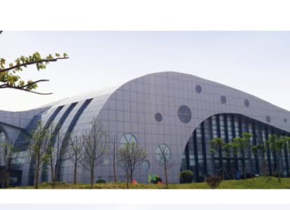 丽水会议中心外景网架工程